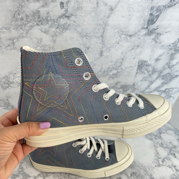 Converse All Star Chuck 70 Hi Black Cool Grey 6.5 - Picture 8 of 11